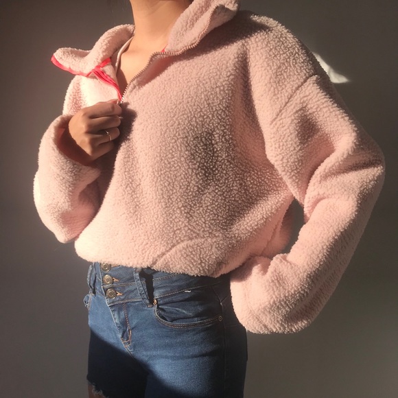 Joe Fresh Jackets & Blazers - Teddy jacket quarter zip